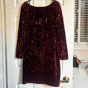 Burgundy Dress